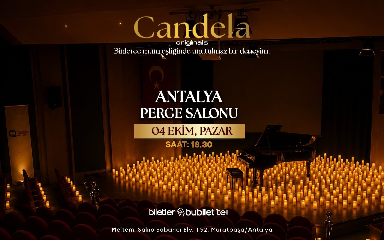Candela Concert : Antalya AKM Perge Salonu