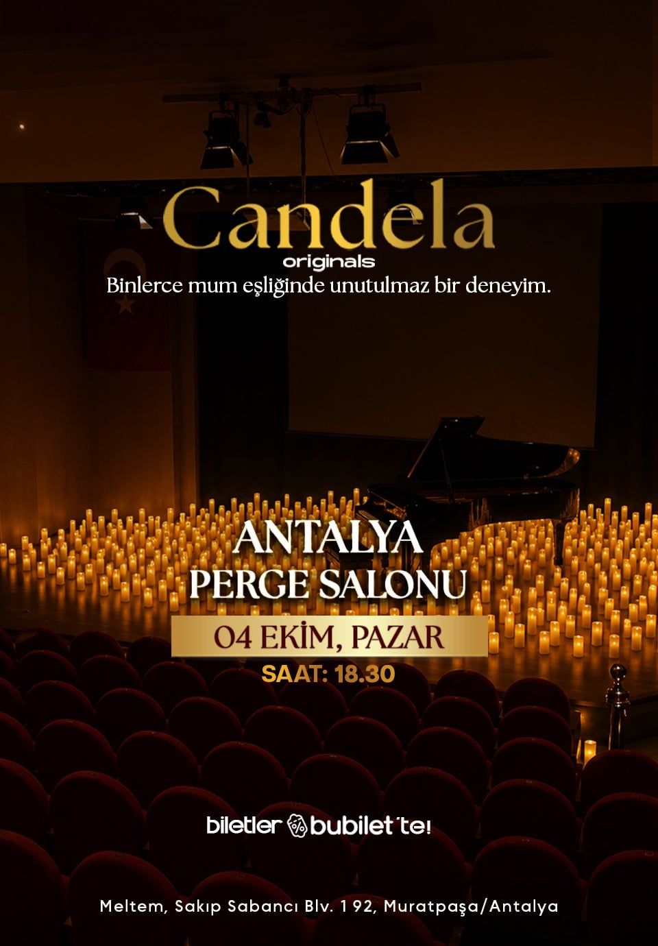 Candela Concert : Antalya AKM Perge Salonu