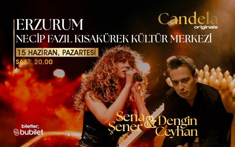 Candela Concert - Erzurum Necip Fazıl Kısakürek Kültür Merkezi 
