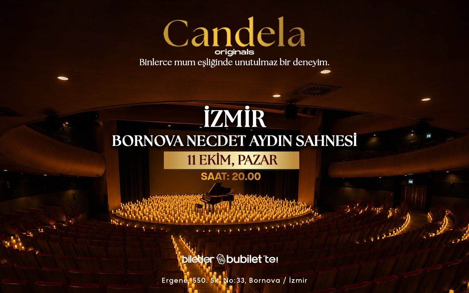 Candela Concert: İzmir Bornova Kültür ve Sanat Merkezi