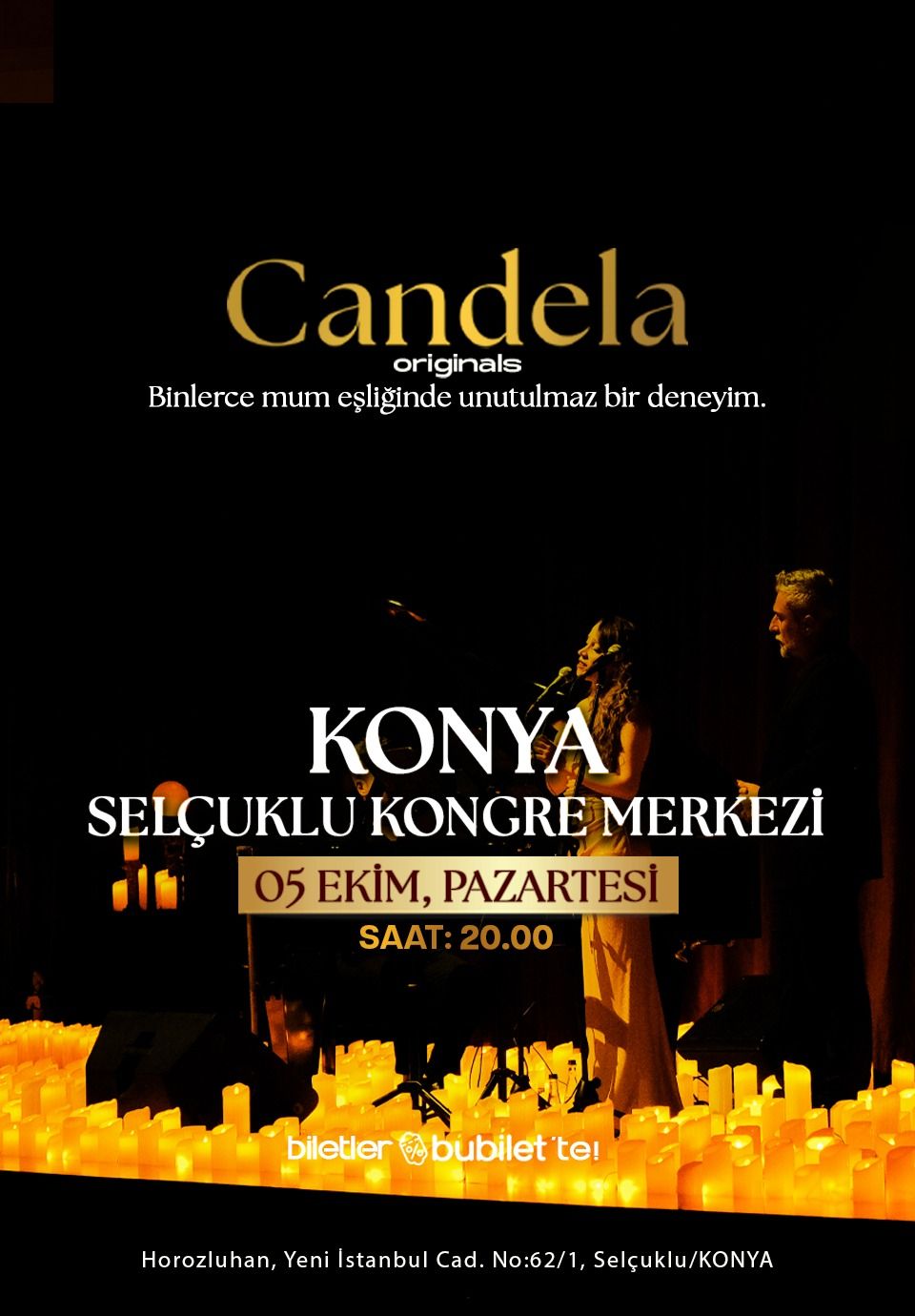 Candela Concert : Konya SKM Anadolu Sahne