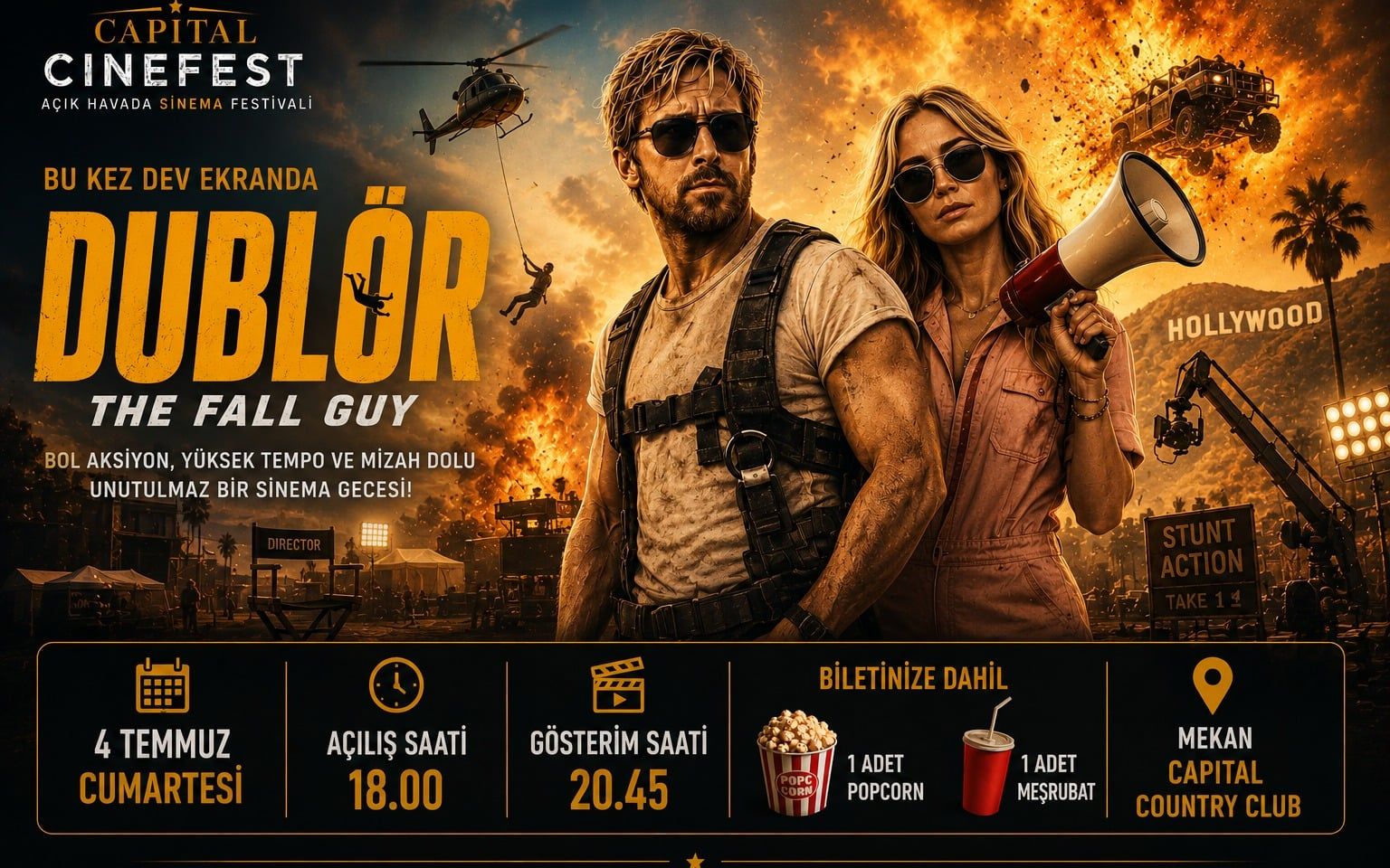 Capital Cinefest Açık Havada Sinema Festivali – Dublör (The Fall Guy)