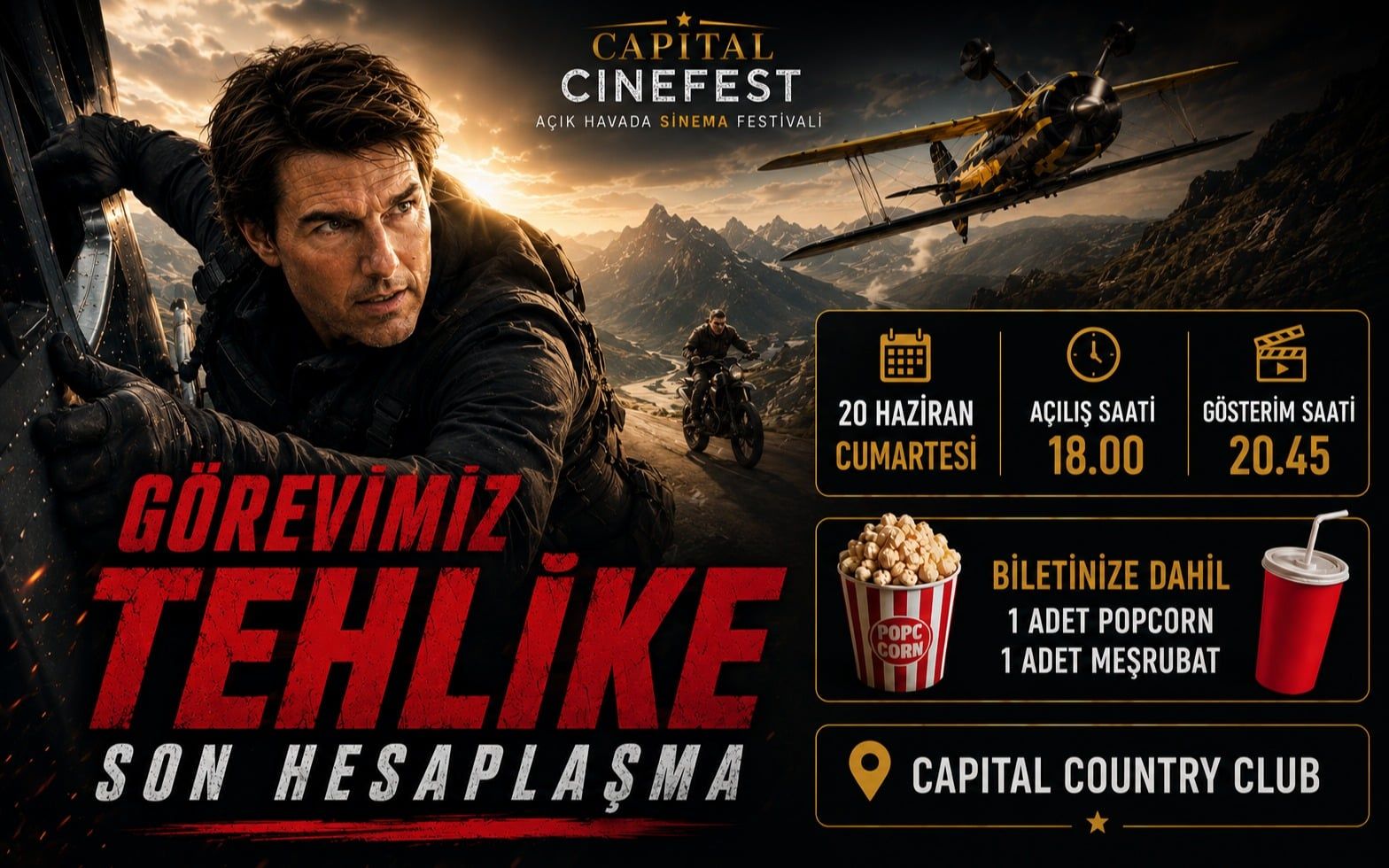 Capital Cinefest Açık Havada Sinema Festivali – Görevimiz Tehlike: Son Hesaplaşma