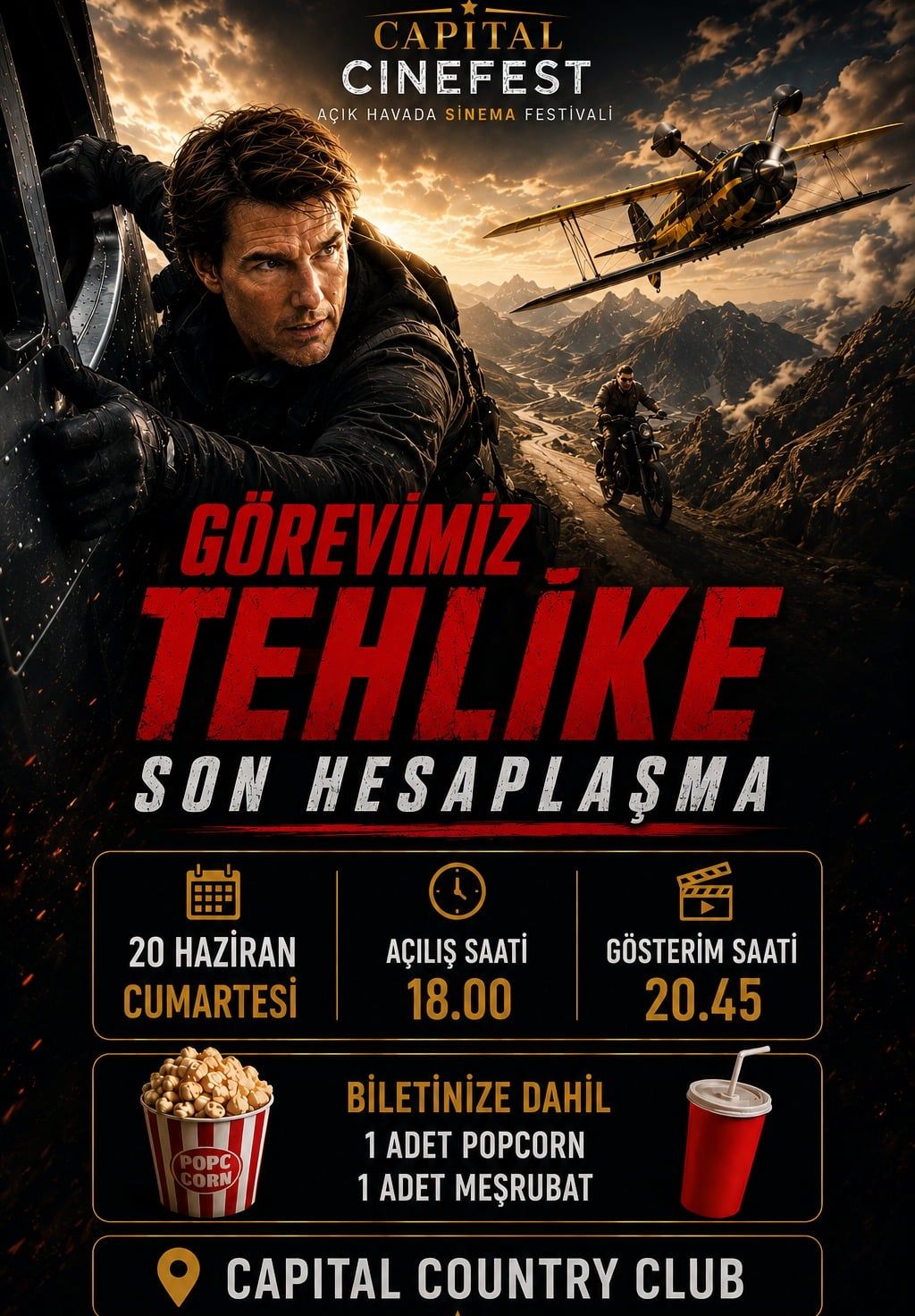 Capital Cinefest Açık Havada Sinema Festivali – Görevimiz Tehlike: Son Hesaplaşma