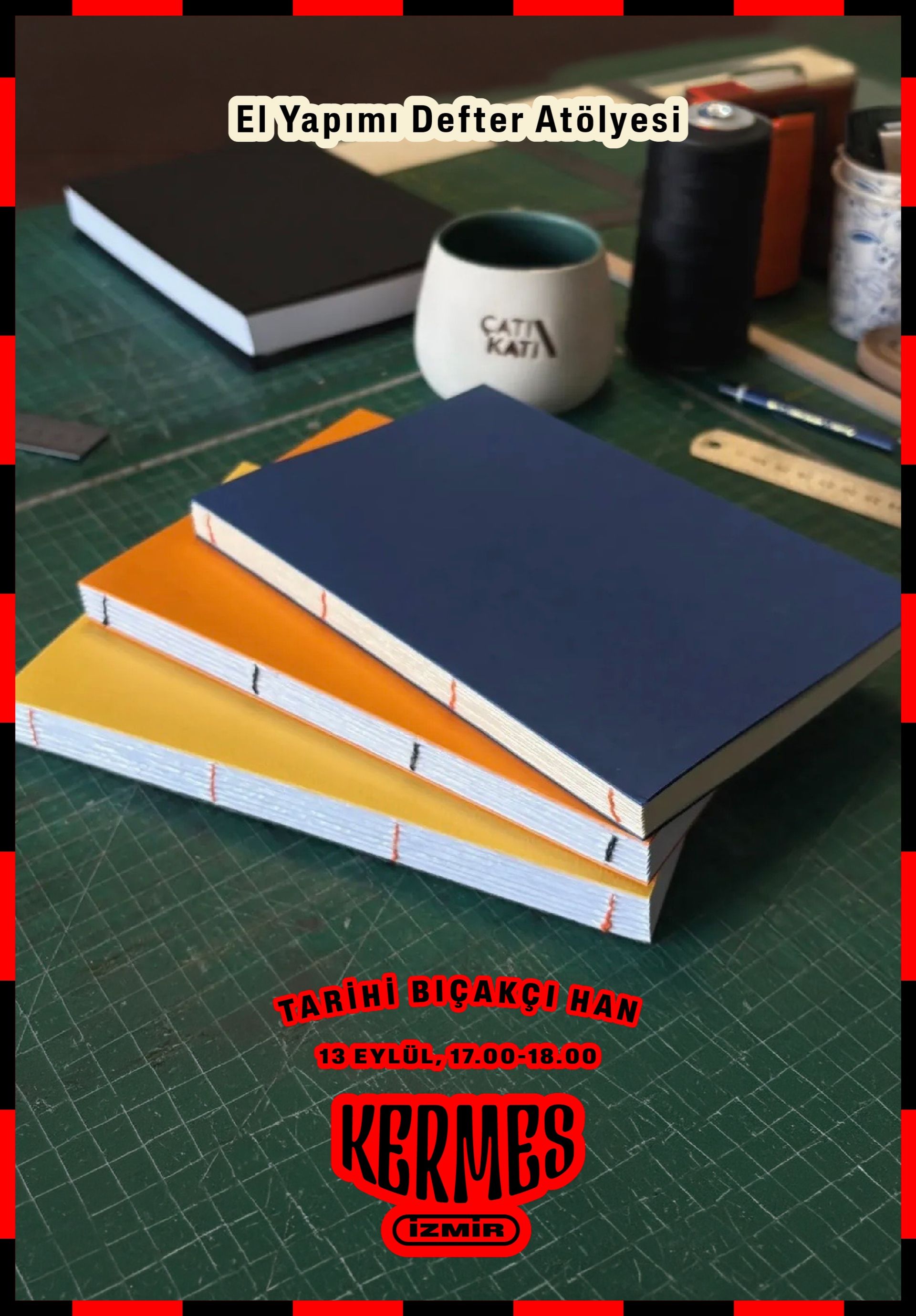  Çatı Katı’yla El Yapımı Defter Atölyesi