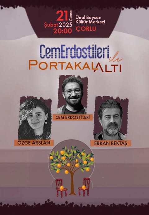 Cem Erdost İleri İle PortakalAltı'nda Özge Arslan, Erkan Bektaş