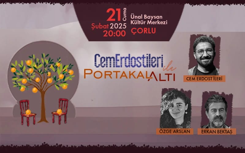 Cem Erdost İleri İle PortakalAltı'nda Özge Arslan, Erkan Bektaş