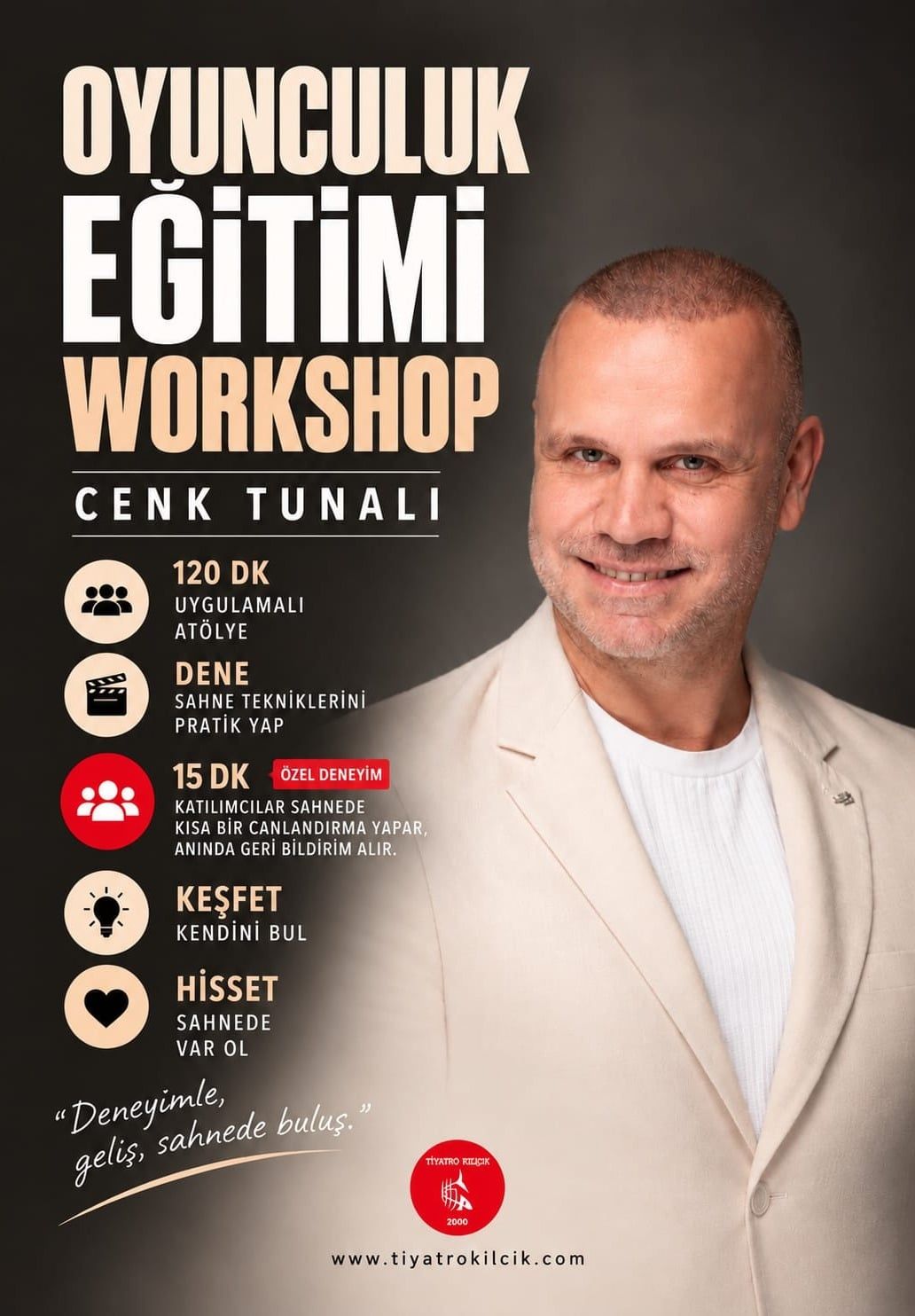 CENK TUNALI ile Oyunculuk Workshop 