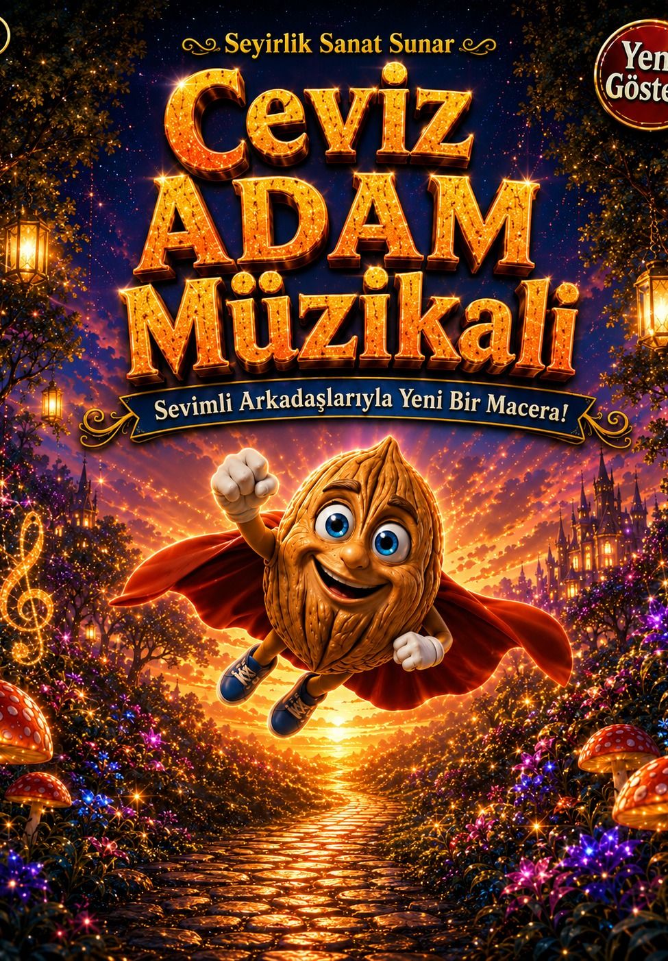 Ceviz Adam Müzikali – Sevimli Arkadaşlarıyla Yeni Bir Macera!