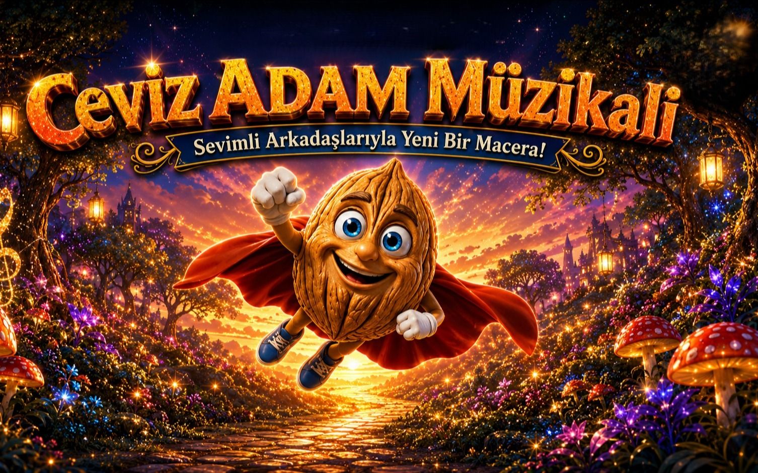 Ceviz Adam Müzikali – Sevimli Arkadaşlarıyla Yeni Bir Macera!