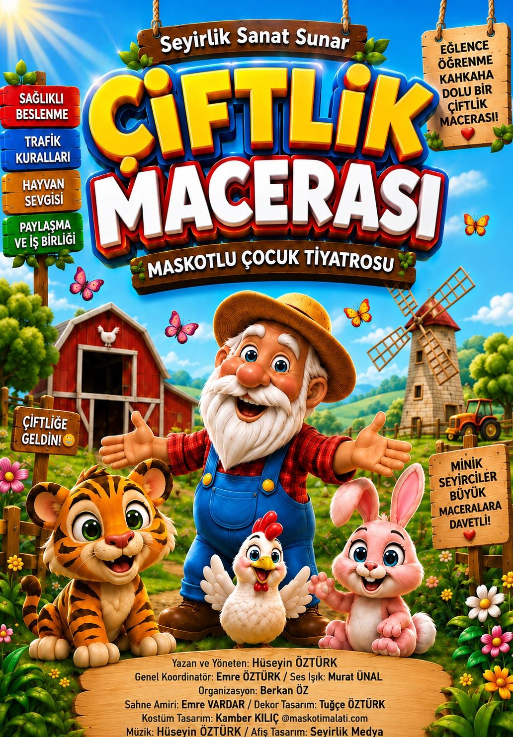 Çiftlik Macerası Tiyatro Oyunu