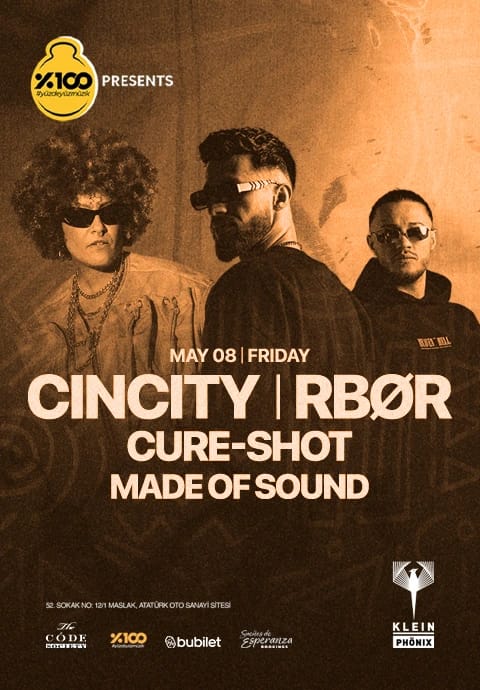 Cincity + RBØR + Cure-Shot + Made of Sound I Klein Phönix