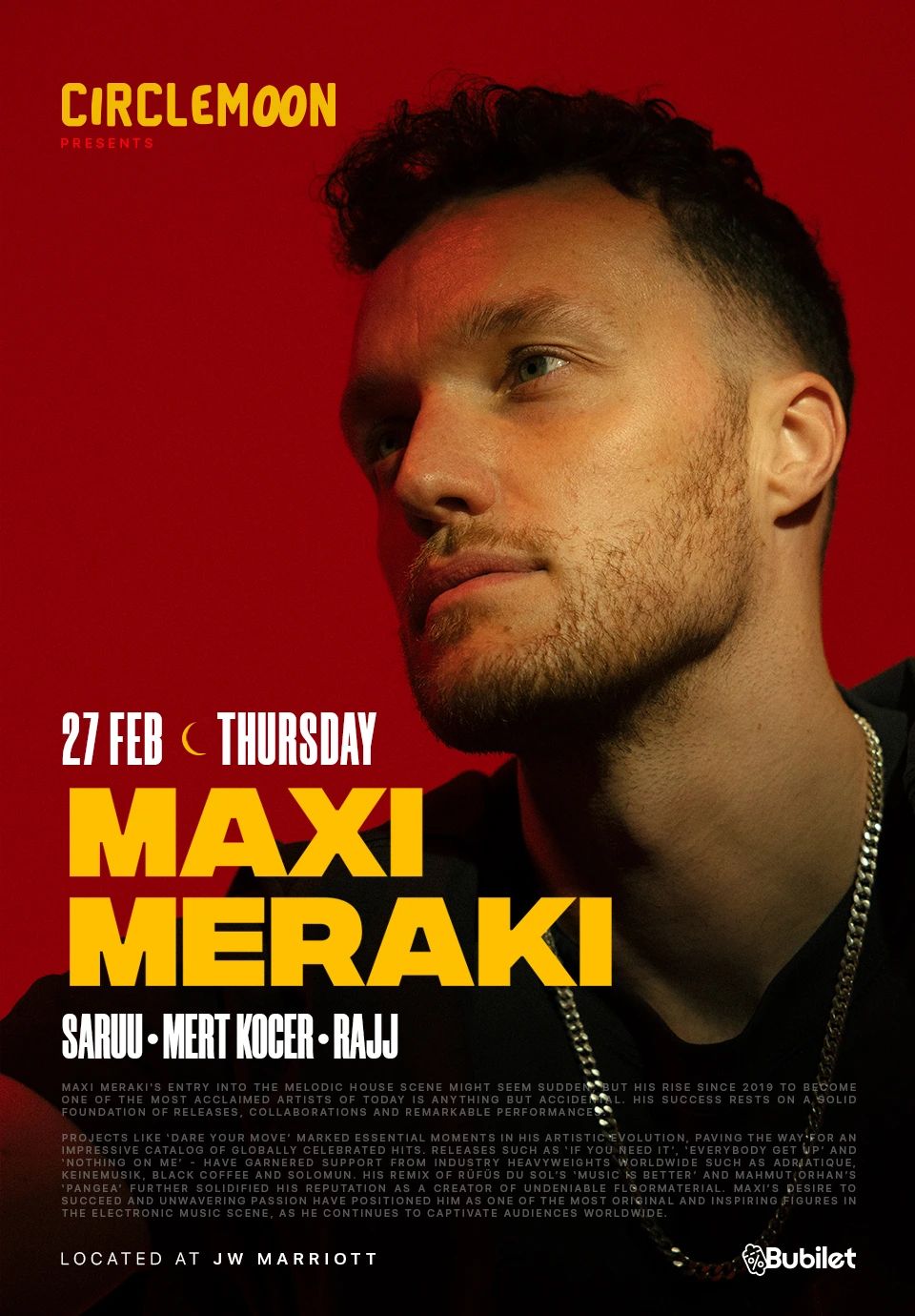 CIRCLEMOON Presents: MAXI MERAKI at JW Marriott