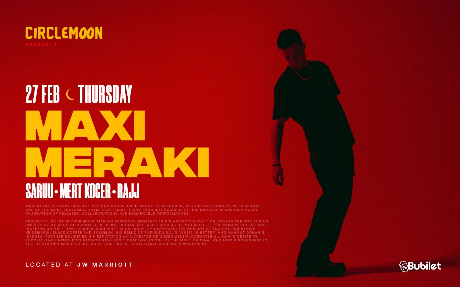 CIRCLEMOON Presents: MAXI MERAKI at JW Marriott