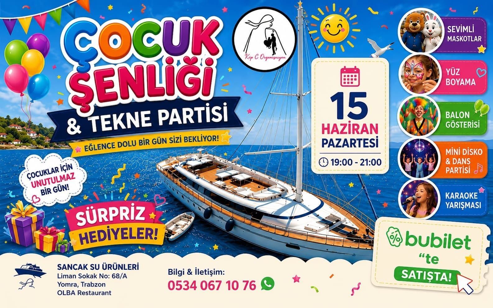 Çocuk Şenliği & Tekne Partisi