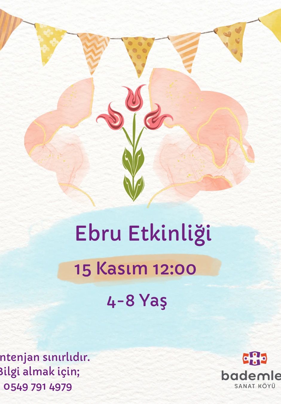 Çocuklar için Ebru Etkinliği
