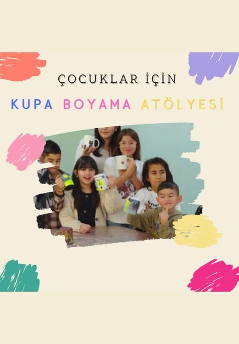 Çocuklar İçin Kupa Boyama Atölyesi