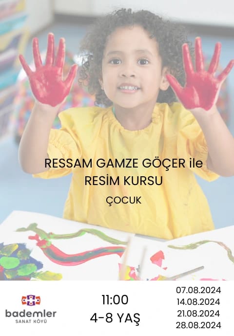 Çocuklar İçin Resim Kursu (4-7 Yaş)