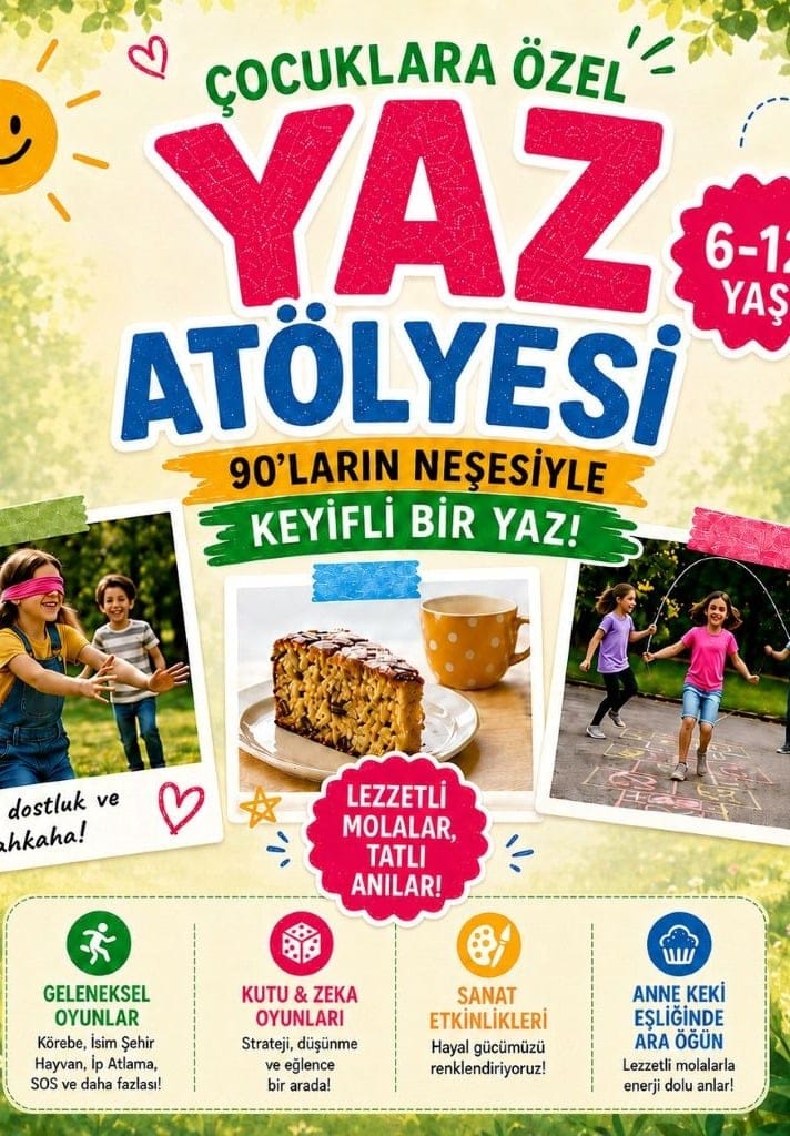 Çocuklara Özel Yaz Atölyesi