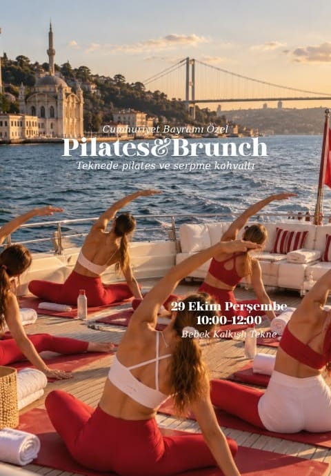 Cumhuriyet Bayramı Özel Teknede Pilates & Brunch