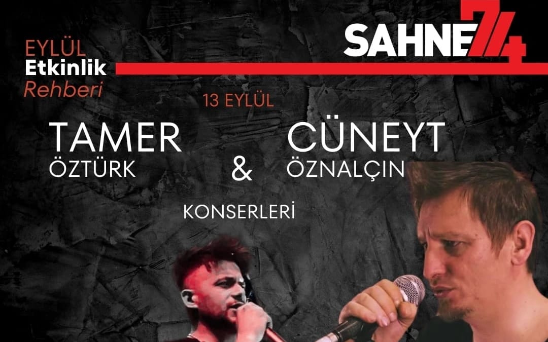 Cüneyt Öznalçın ve Tamer Öztürk ile Türkçe Pop/Rock Gecesi
