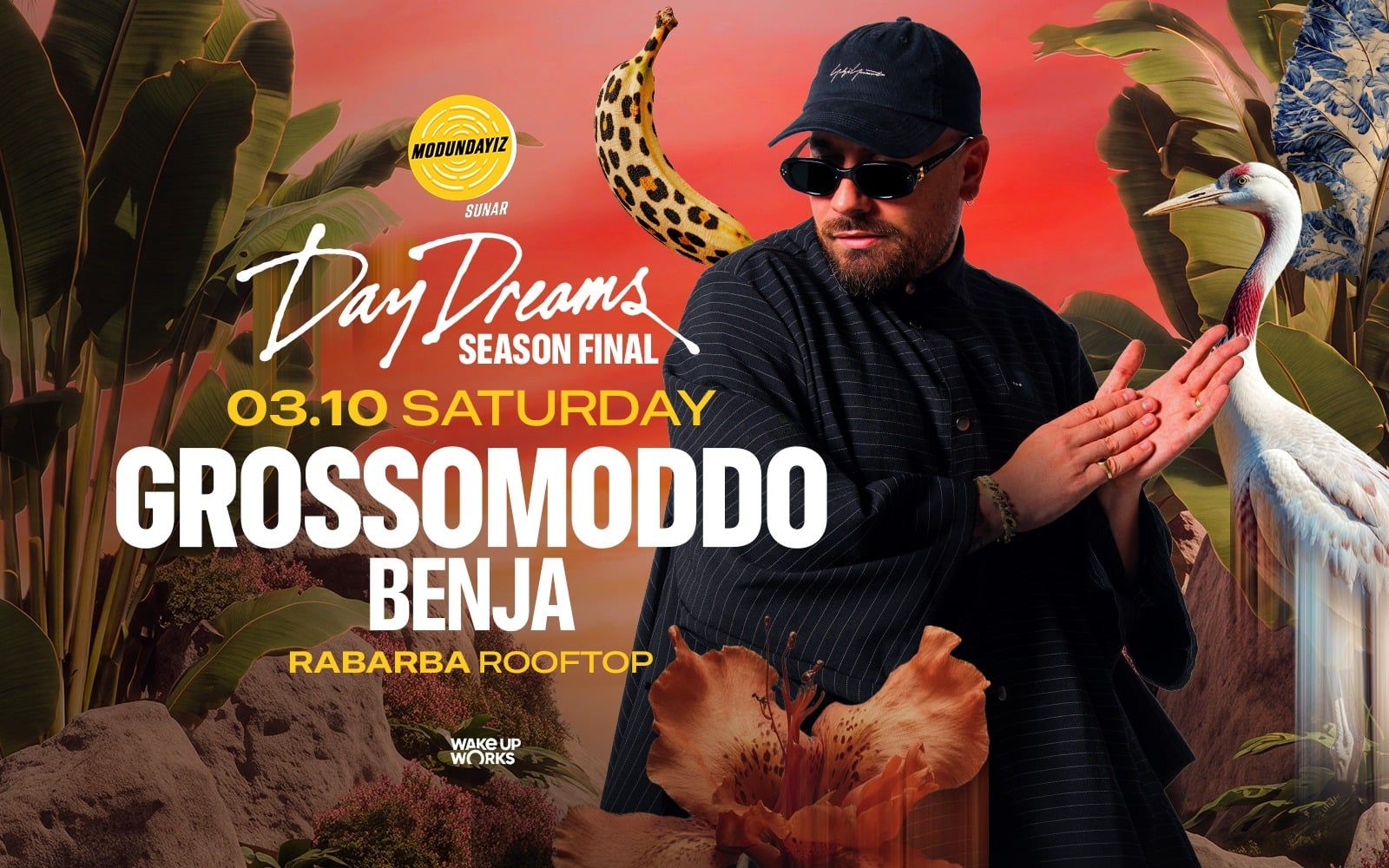 Daydreams at Sunset Invites Grossomoddo & Benja @Rabarba