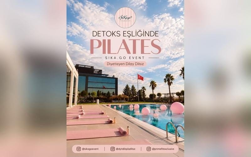 Detoks Eşliğinde Havuz Başında Pilates