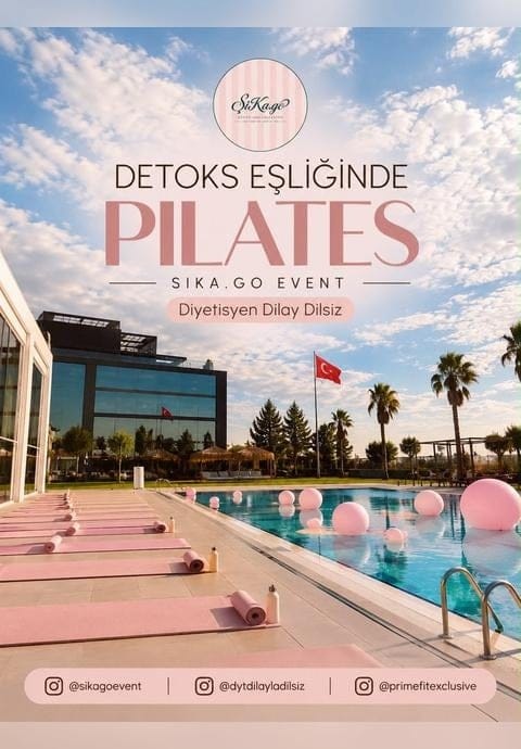 Detoks Eşliğinde Havuz Başında Pilates