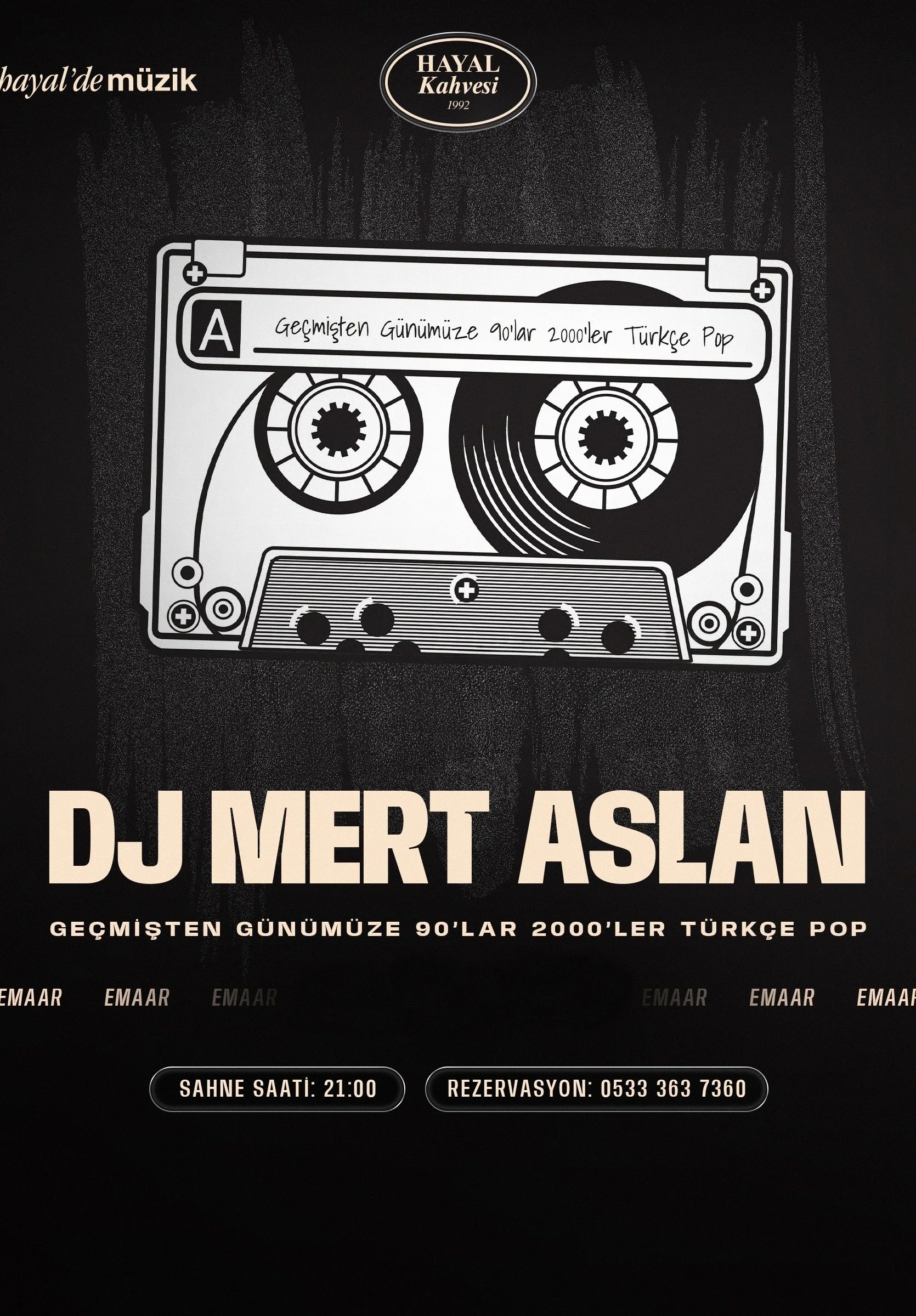 DJ Mert ile Geçmişten Günümüze 90'lar 2000'ler Türkçe Pop
