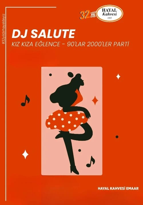 DJ Salute -Kız Kıza Eğlence - 90'lar-2000'ler Parti