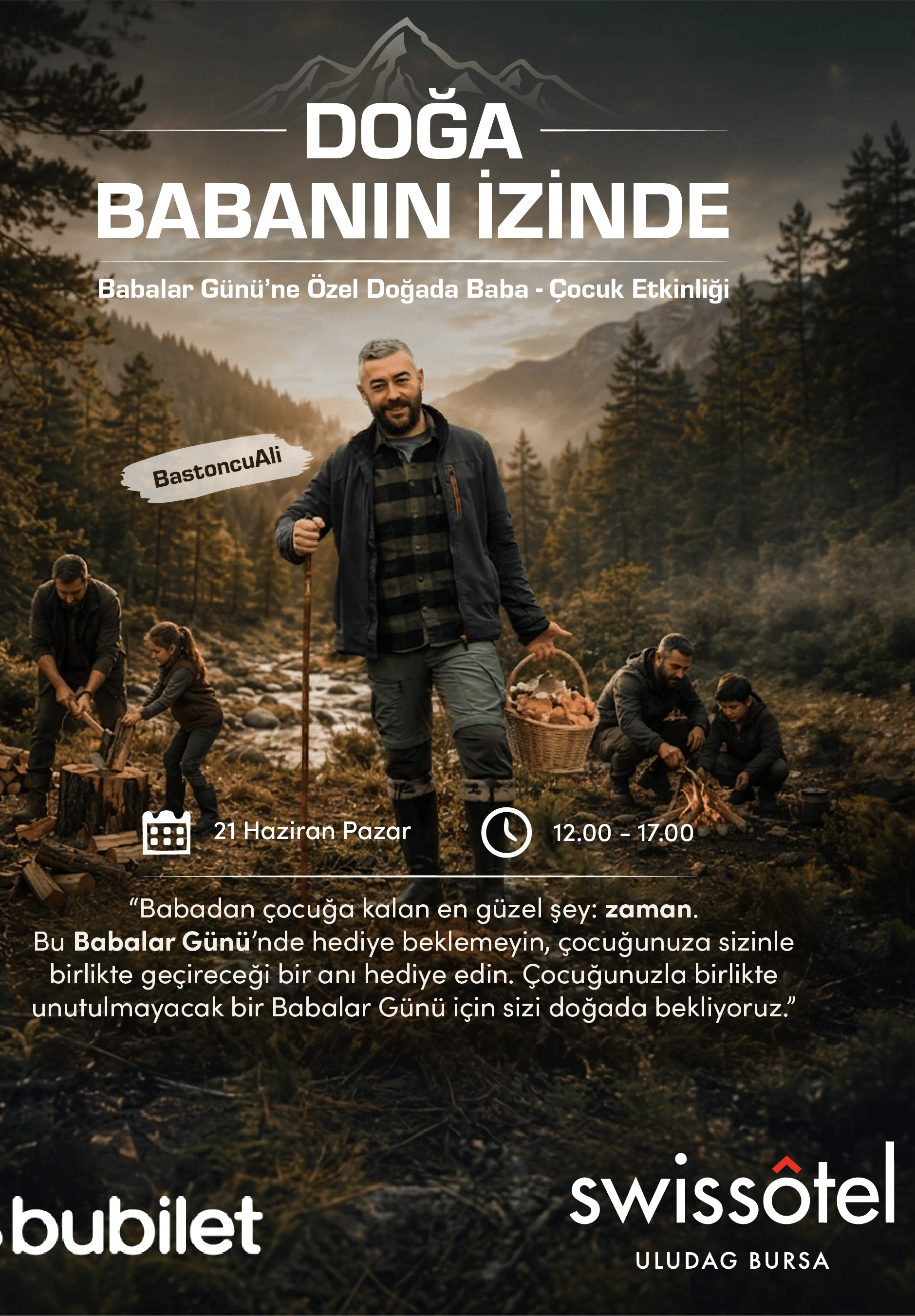''Doğa Babanın İzinde” Baba & Çocuk Kampı
