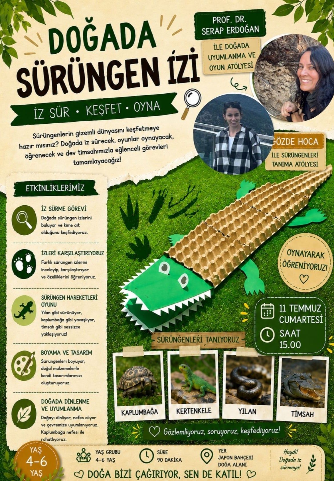 DOĞADA SÜRÜNGEN İZİ