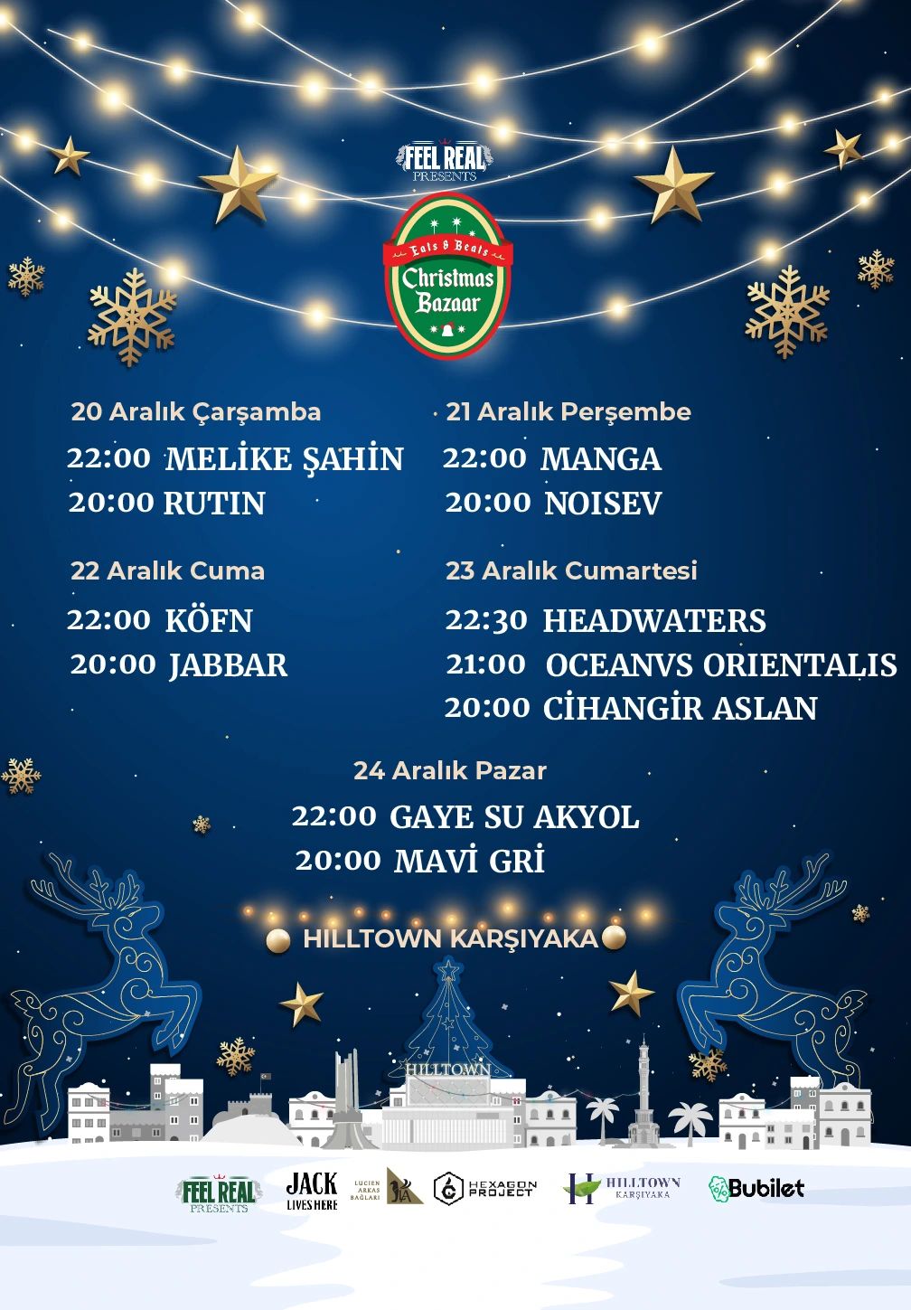 Feel Real Presents: Eats And Beats Christmas Bazaar