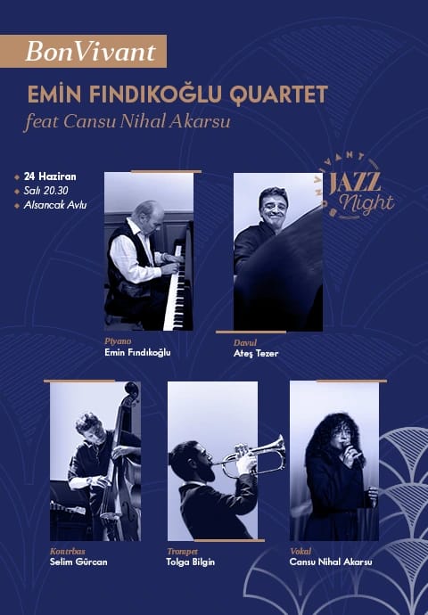 Emin Fındıkoğlu Quartet feat Cansu Nihal Akarsu Jazz Gecesi