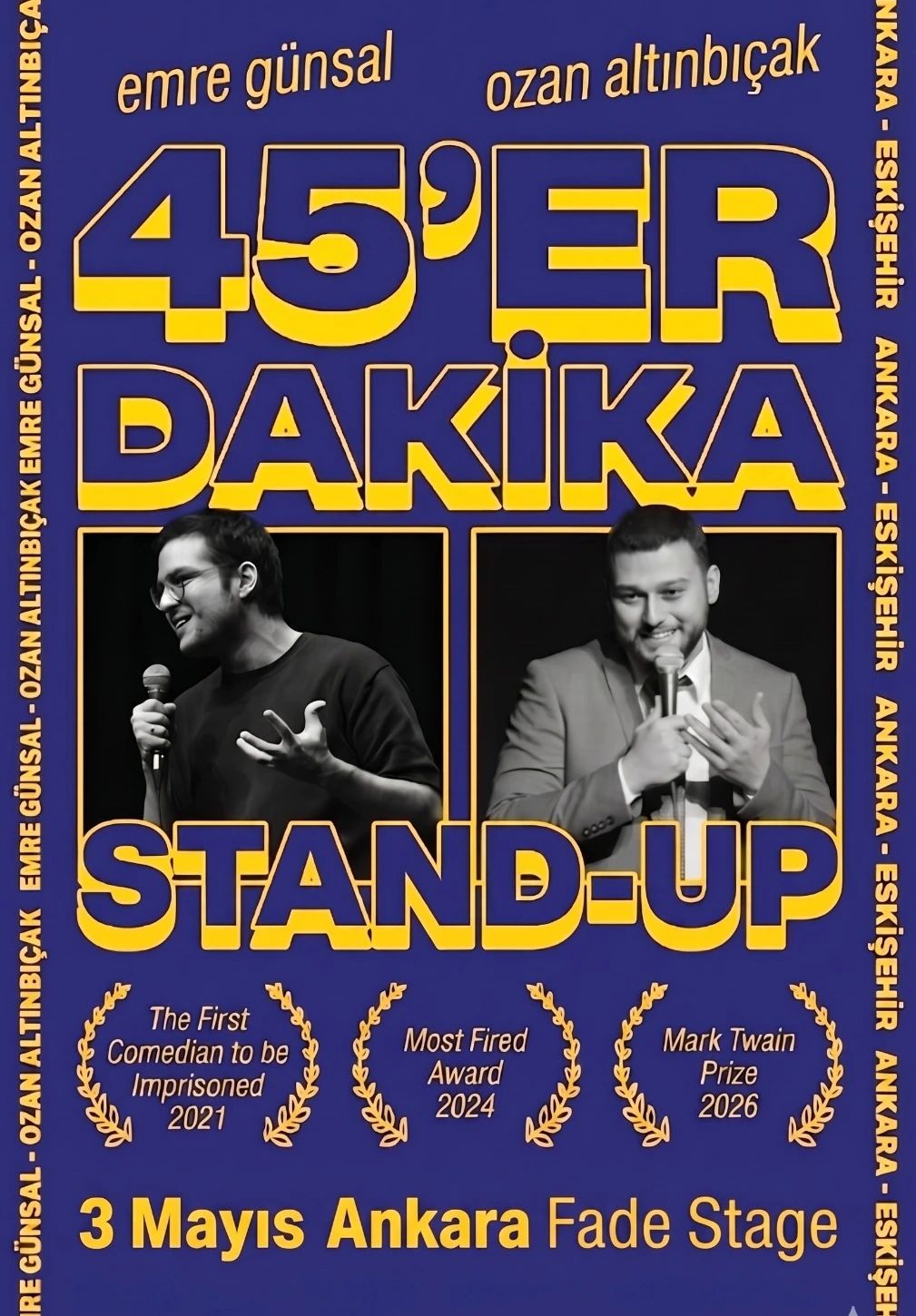 Emre Günsal-Ozan Altınbıçak 45’er Dakika stand-up