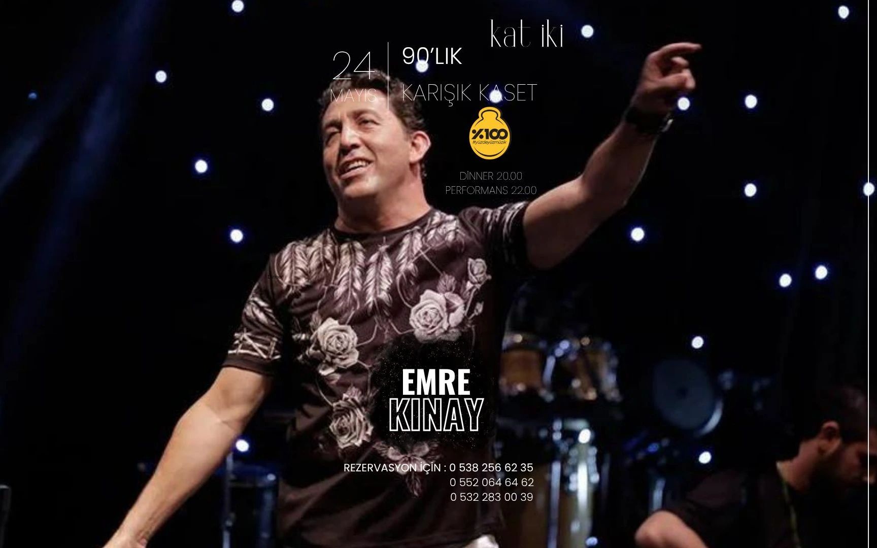 Emre Kınay ile Kat İki Alsancak’ta 90’lık Karışık Kaset