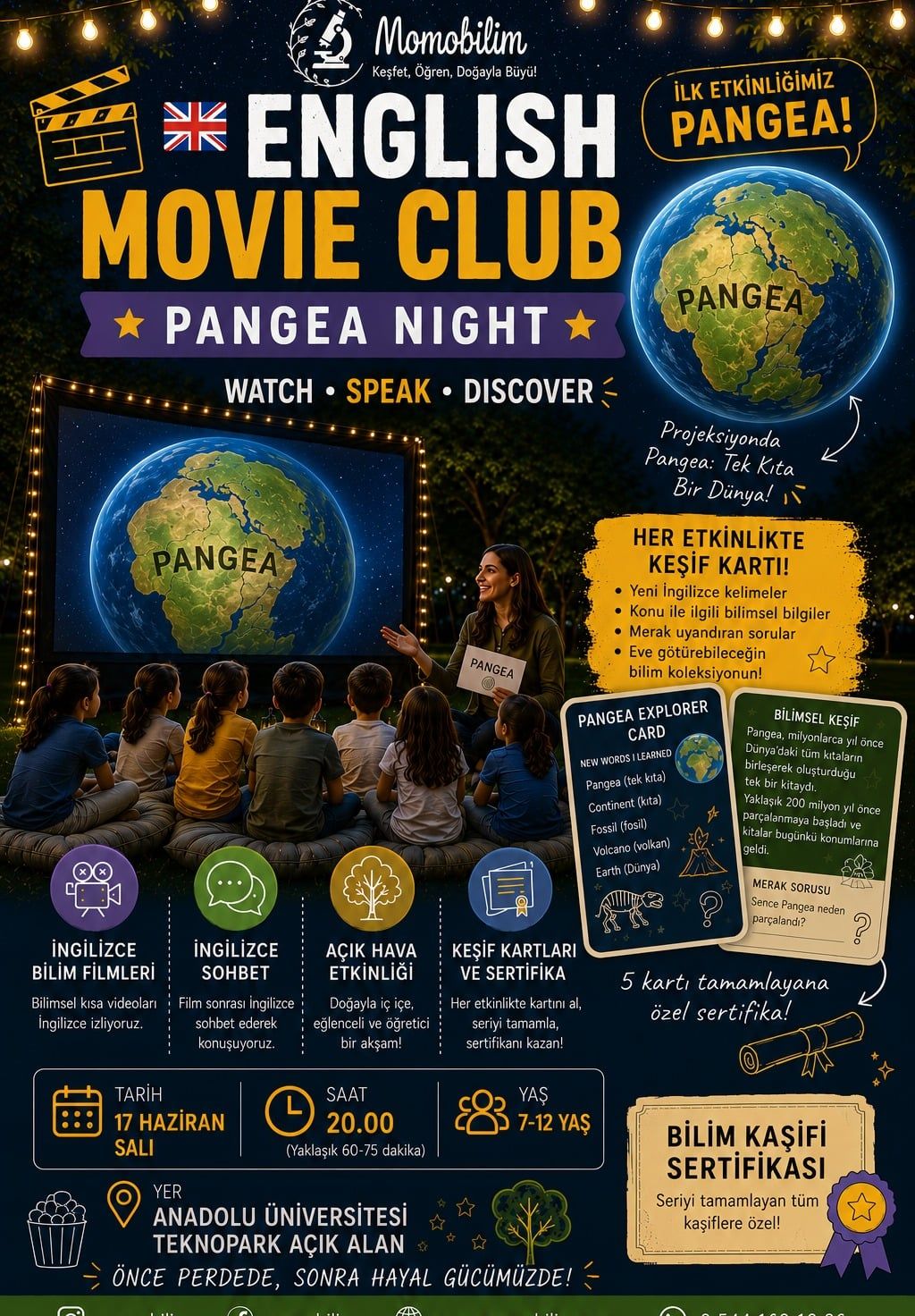 English Science  Movie Club