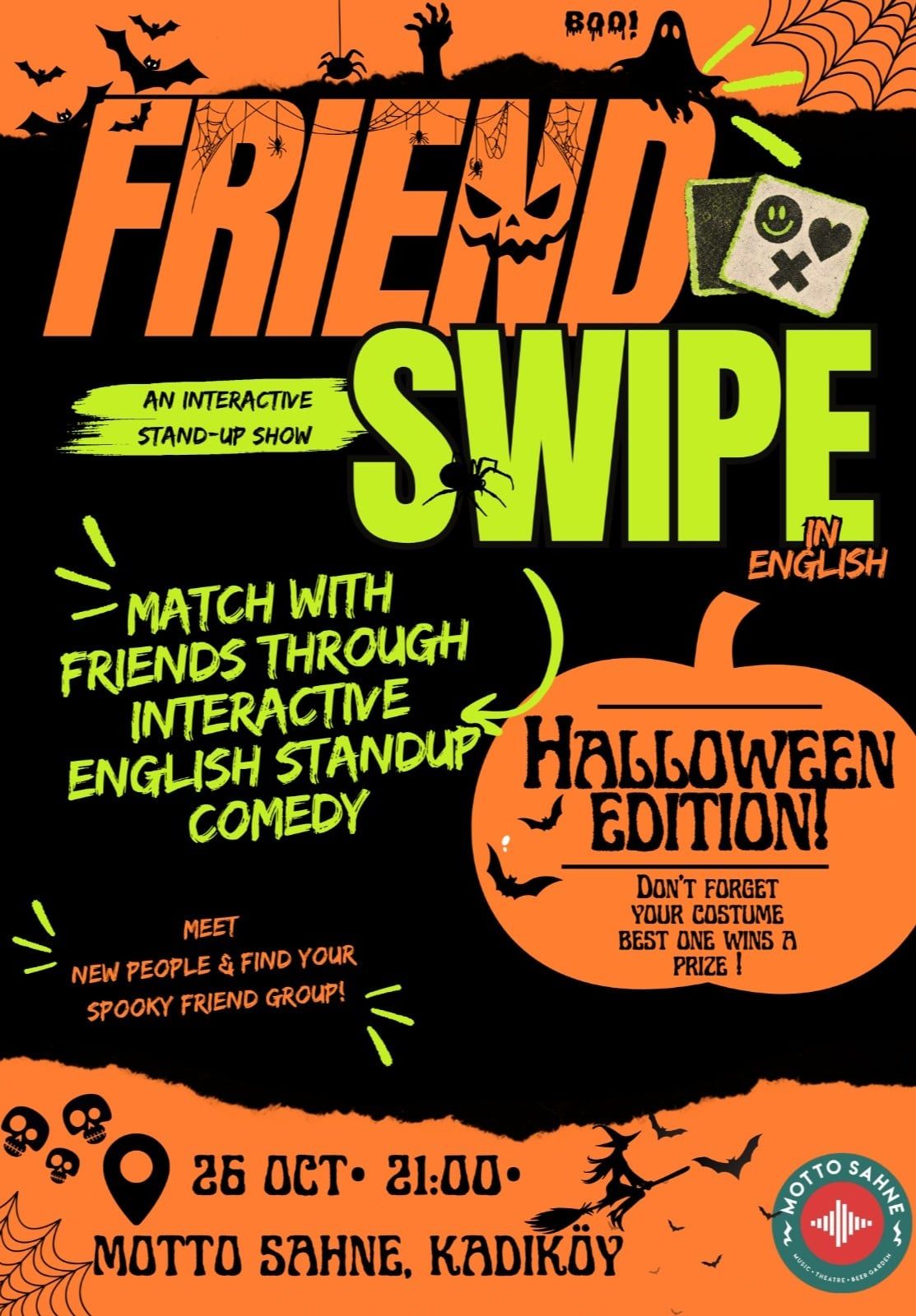 Friend Swipe Halloween Edition