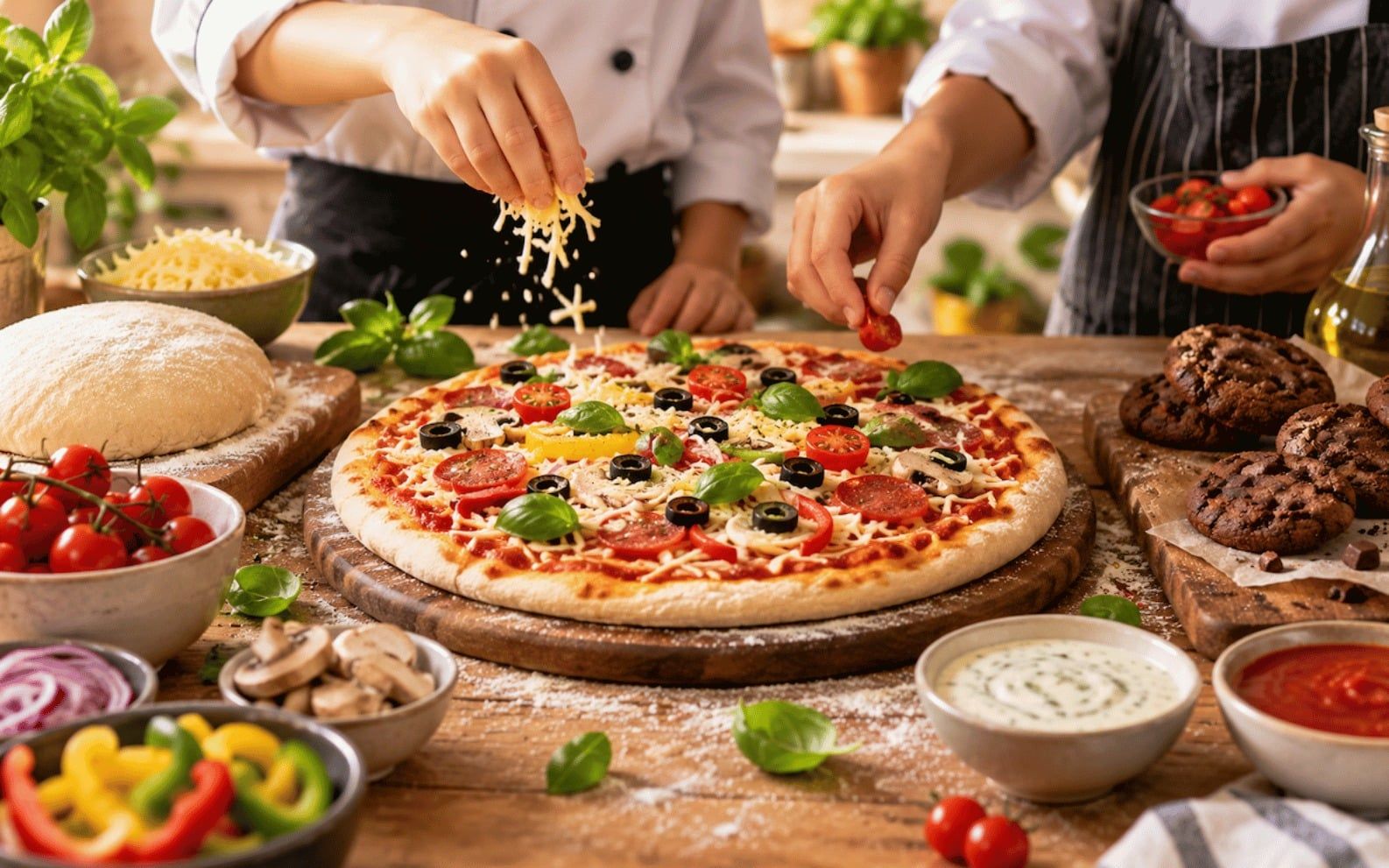 Genç Şefler Kendi Pizzanı Kendin Tasarla ( 11-17 YAŞ ) | Atölye: EKS Mutfak