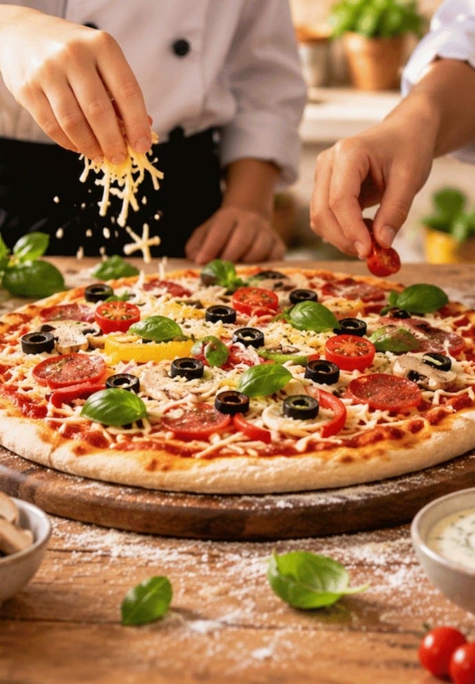 Genç Şefler Kendi Pizzanı Kendin Tasarla ( 11-17 YAŞ ) | Atölye: EKS Mutfak