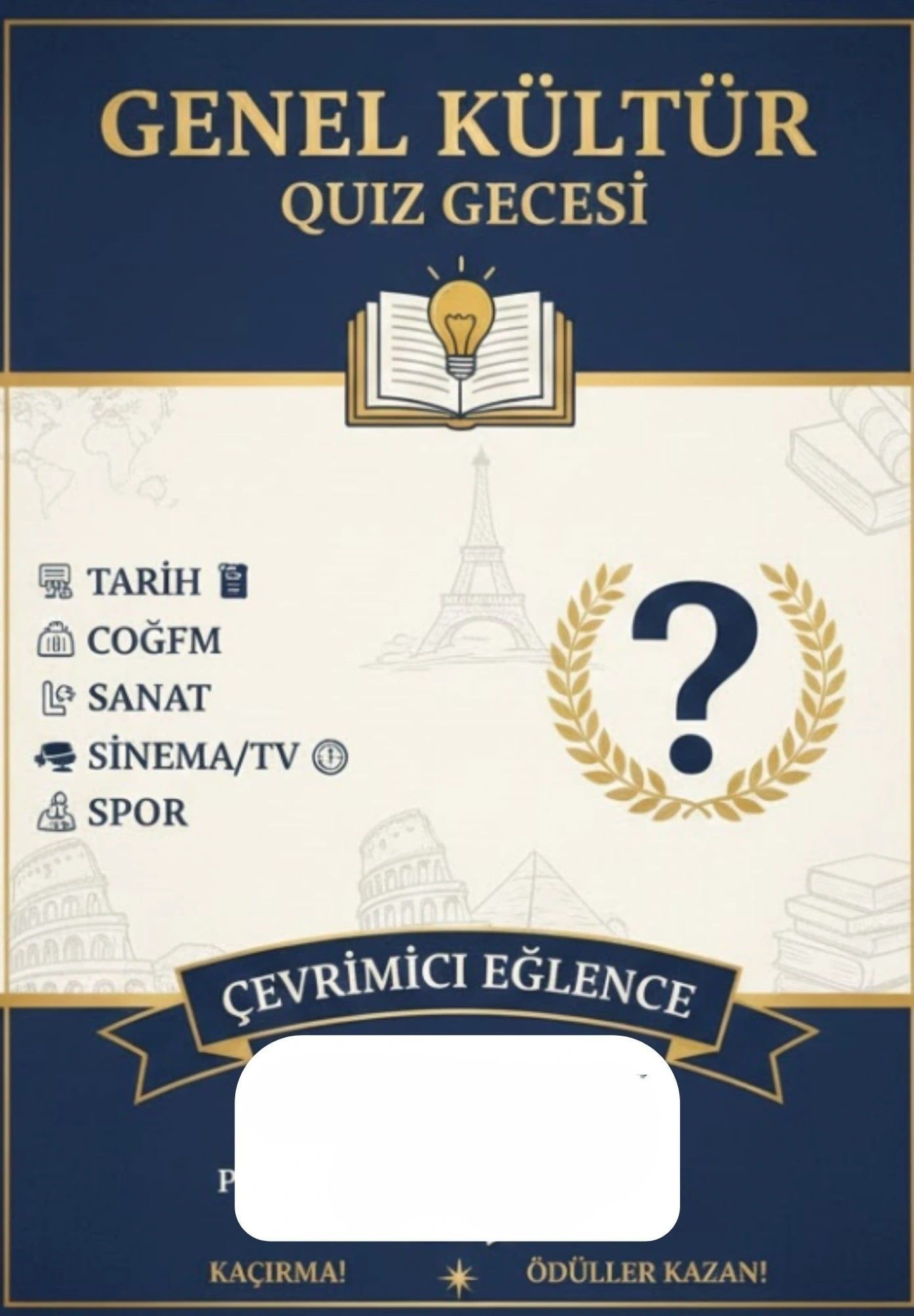 Genel Kültür Quiz Night