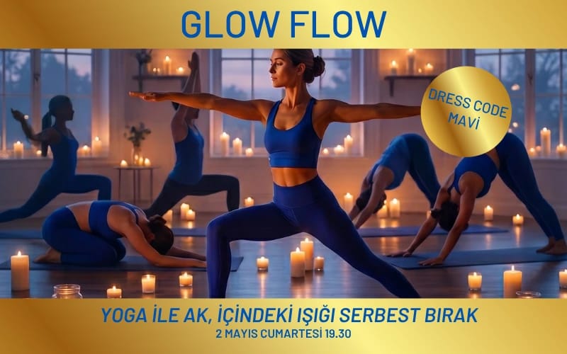 Glow Flow (Mavi Mum Işığında Yoga) 
