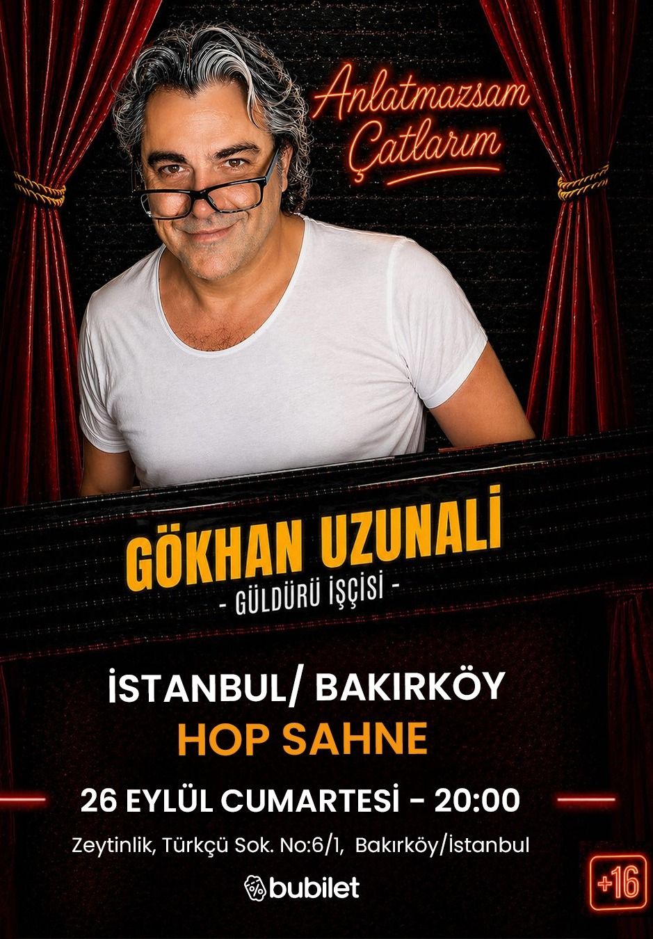 Gökhan Uzunali - Anlatmazsam Çatlarım Stand Up