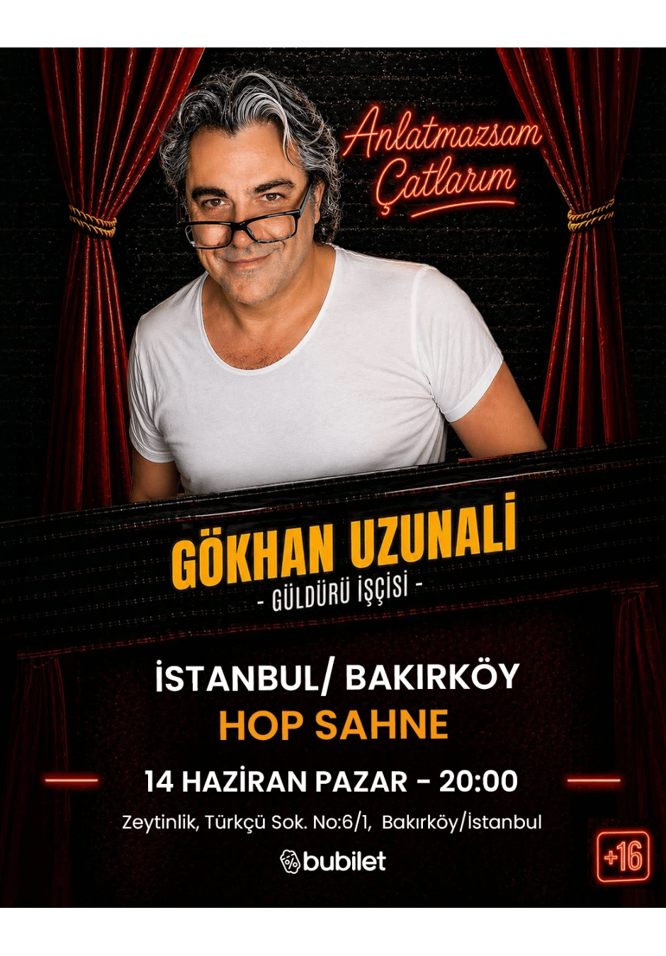 Gökhan Uzunali - Anlatmazsam Çatlarım Stand Up