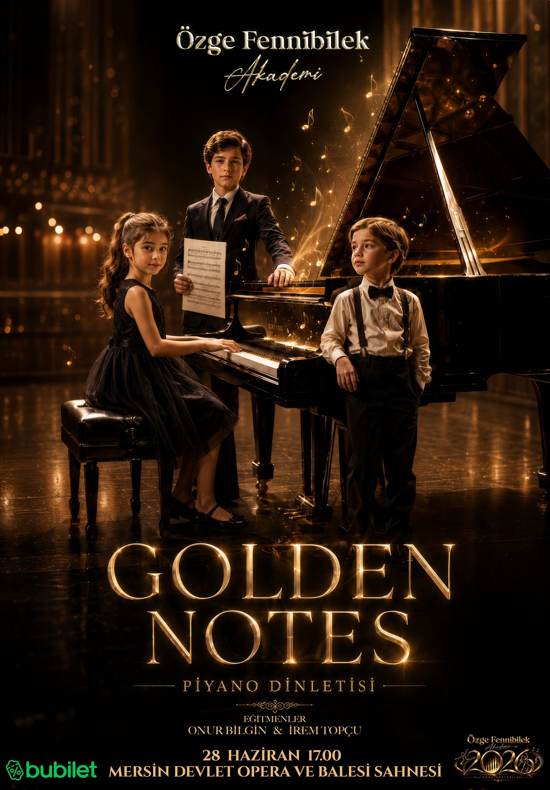 Golden Notes - Piyano Dinletisi