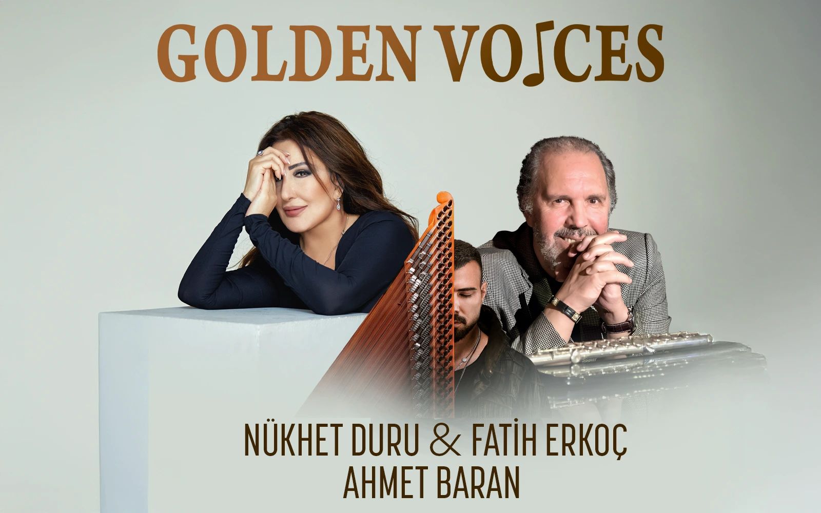 Golden Voices Nükhet Duru, Fatih Erkoç ve Ahmet Baran 