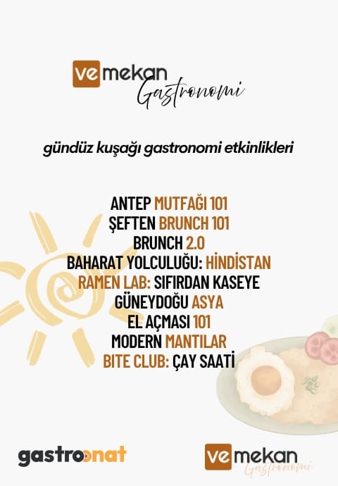 Gündüz Kuşağı Gastronomi Etkinlikleri