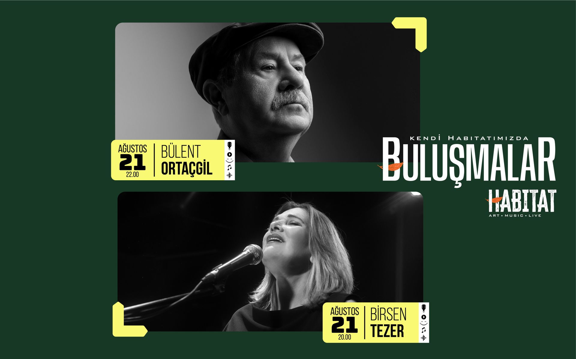 HABITAT Art Music Live Birsen Tezer & Bülent Ortaçgil