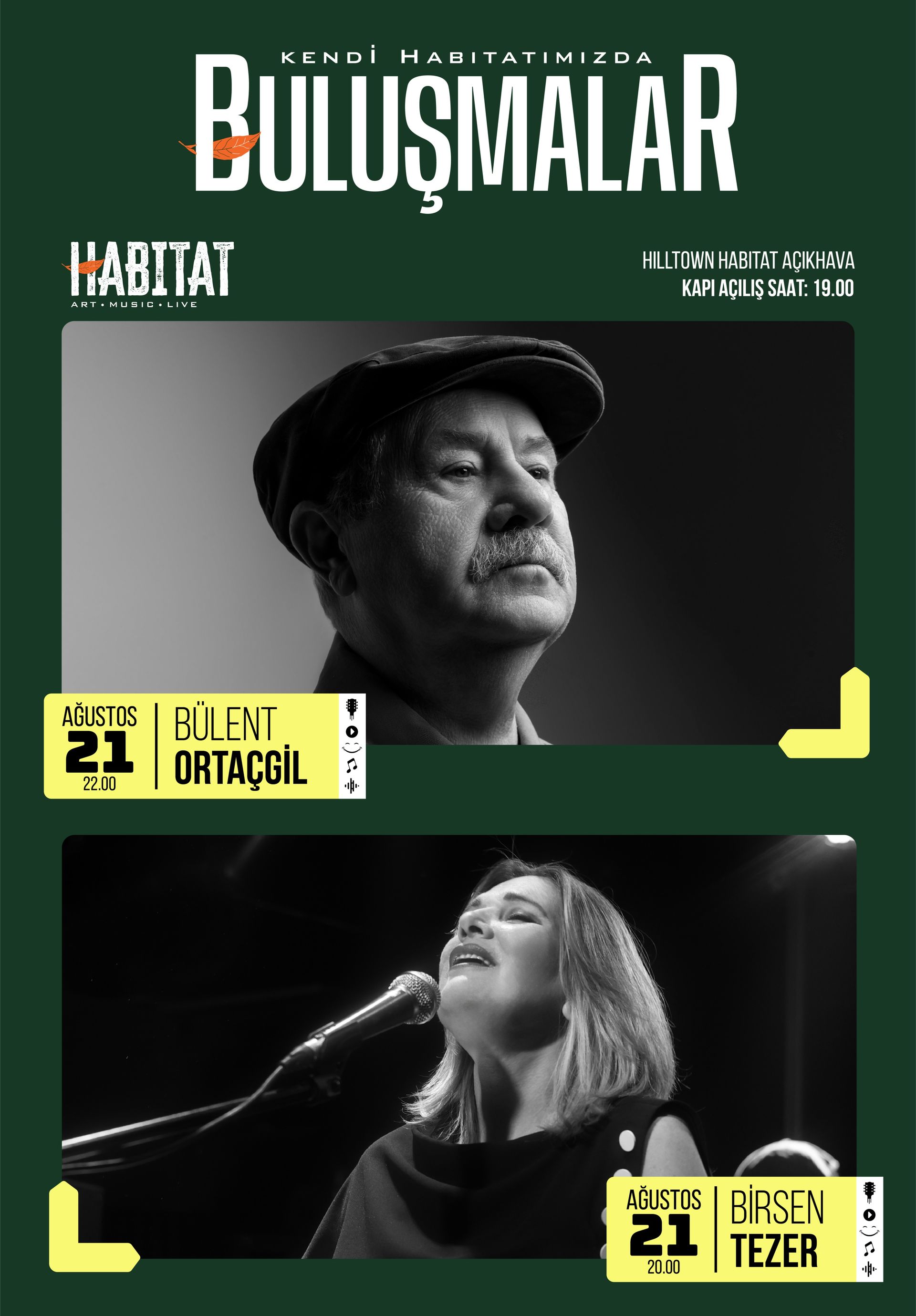 HABITAT Art Music Live Birsen Tezer & Bülent Ortaçgil