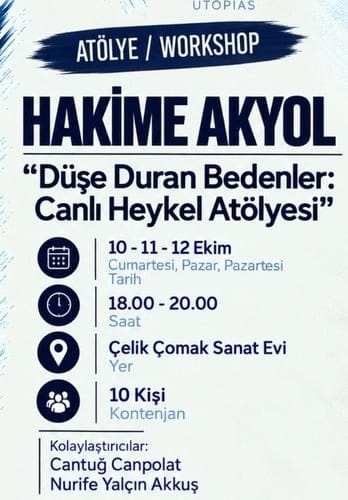 Düşe Duran Bedenler: Canlı Heykel Atölyesi  | 18. Ethos Tiyatro Festivali